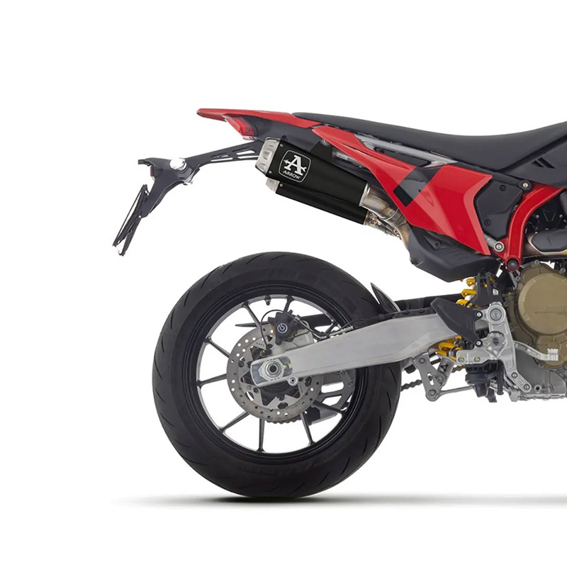 Arrow Pro Race Dark Titanio 2 Slip Ons Hypermotard 698
