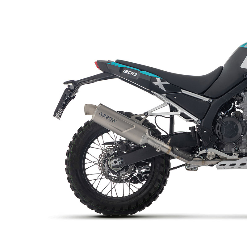 Arrow Indy Race Evo Titanio Inox Slip On Kove 800X