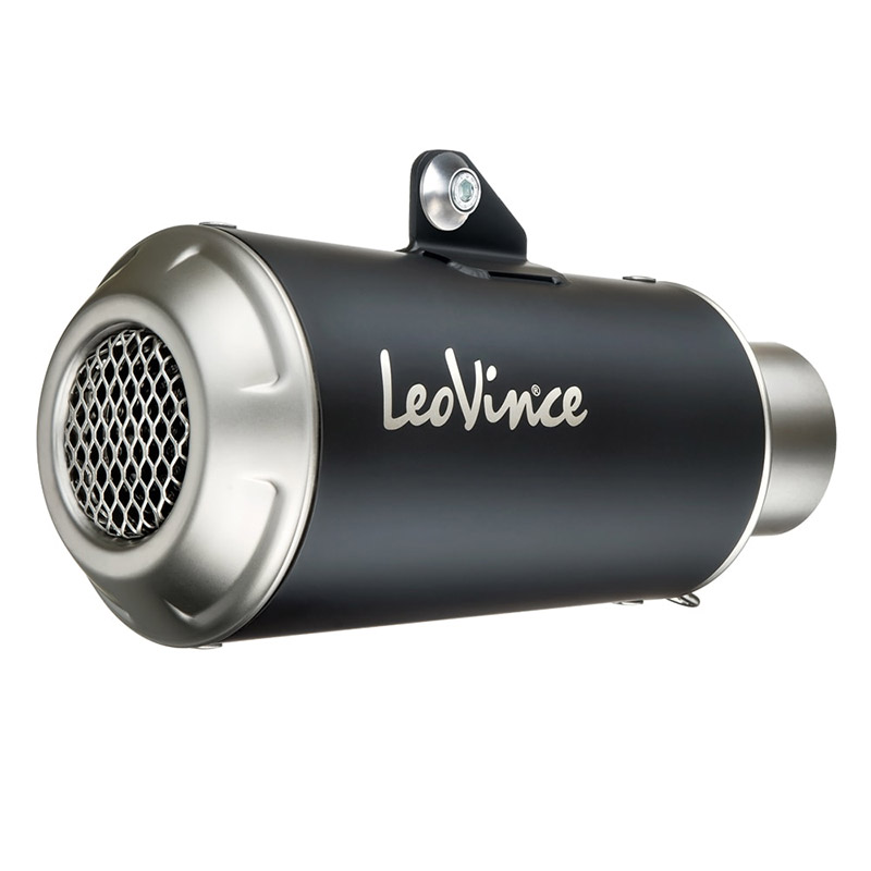 LeoVince LV-10 Black Omologato Slip On Leoncino 500