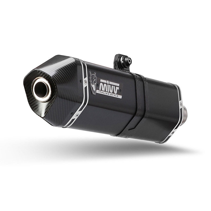 MIVV Speed Edge Terminale Di Scarico In Acciaio Per Honda CRF 1000 L Africa Twin (2016-2018), Omologato