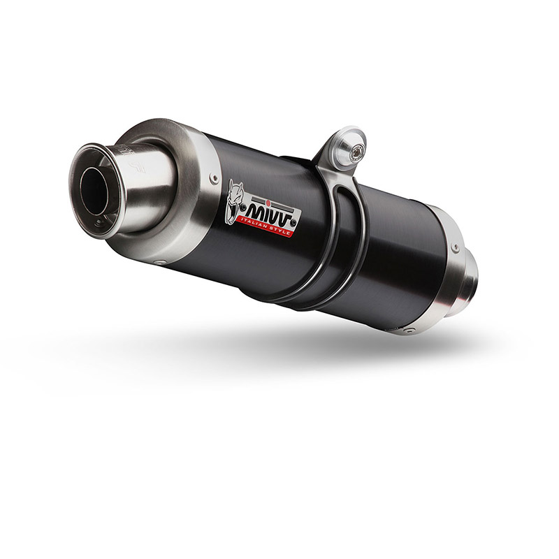 Mivv Gp Nero Inox Euro 4 Sip On Suzuki GSXS 750