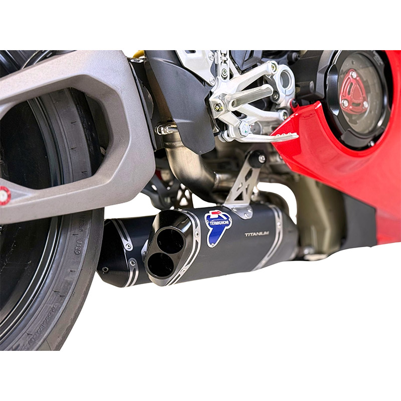 Termignoni Racing Black Slip Ons Panigale V4 2025