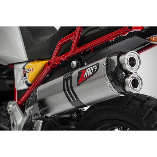 Silenziatore Zard Titanio Racing Moto Guzzi V85 Tt