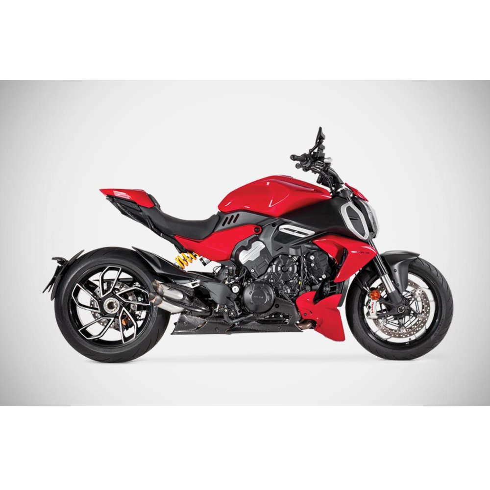 Zard Racing Auspuff Predator Slip-On Kit für Diavel V4