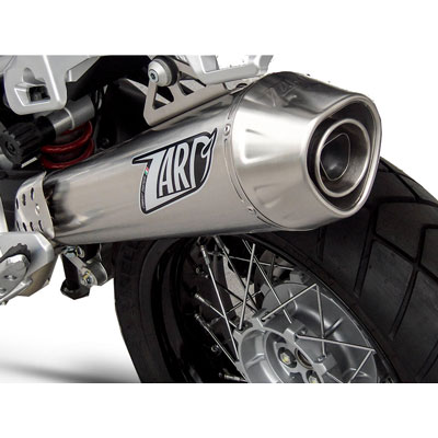 Zard Slip On Steel Racing Conical Moto Guzzi Stelvio