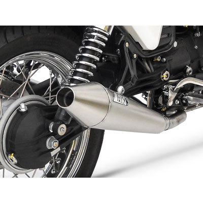 Zard 2 Slip Ons Inox Racing Moto Guzzi V7 2008