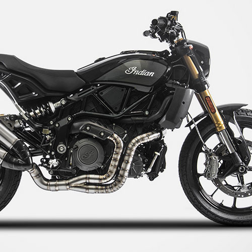 Zard Titanium Headers Kit Snake Welded Indian Ftr 1200 ZIND001TCR