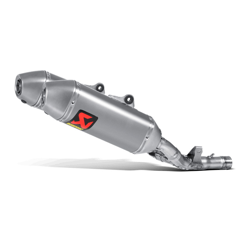 Akrapovic 2 Slip On Racing Titanio CRF250R 2017