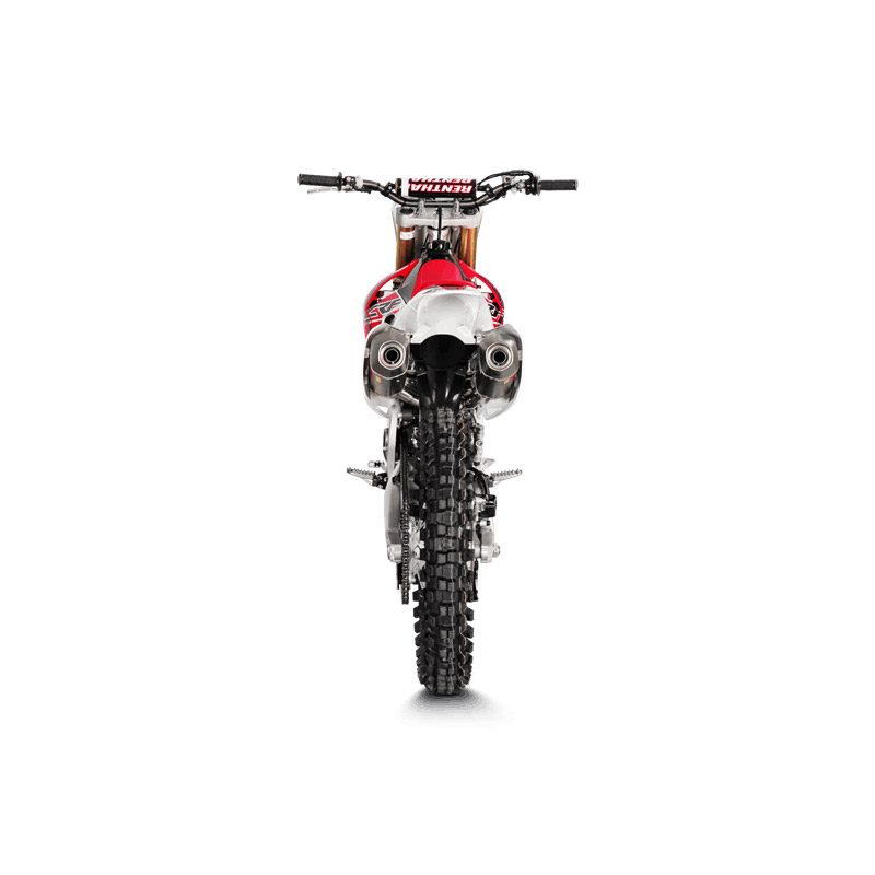 アクラポビッチ 2 スリップ オン レーシング チタニウム CRF250R 2017