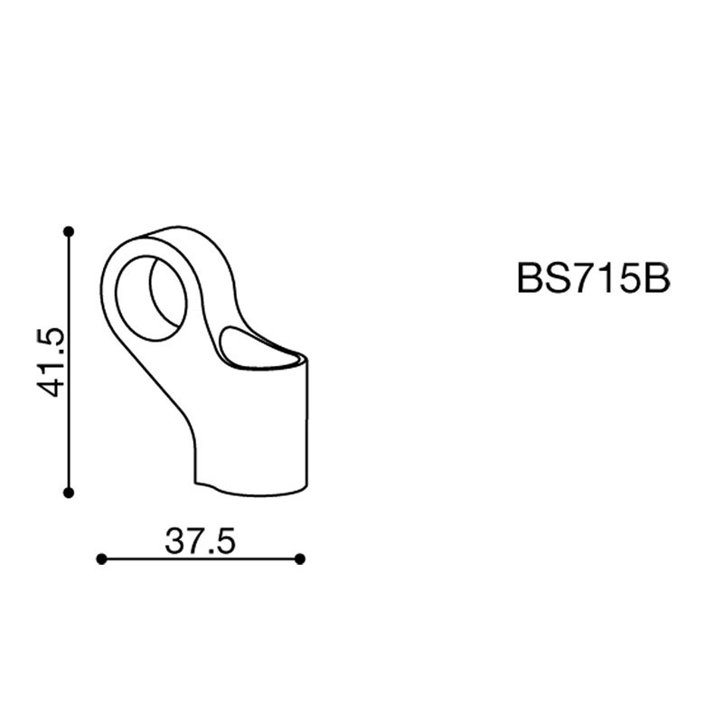 RIZOMA ADATTARORE SPECCHIO BS714B