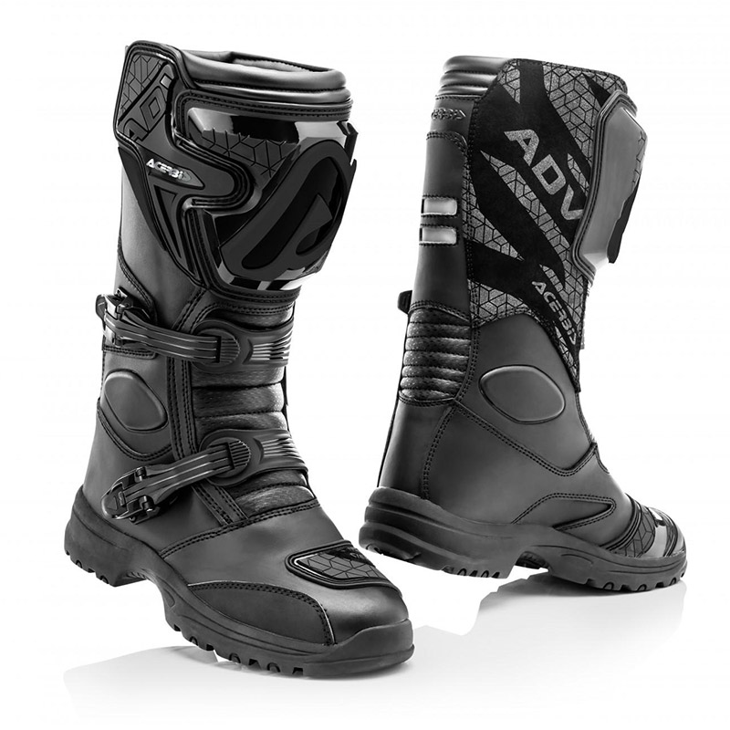 Botas Para Moto Forma Cortina H Dry Negro Impermeables