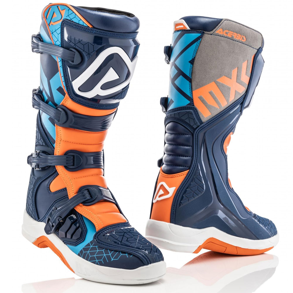 Acerbis X-team Boots Blue Orange AC-0022999-243 Boots | MotoStorm