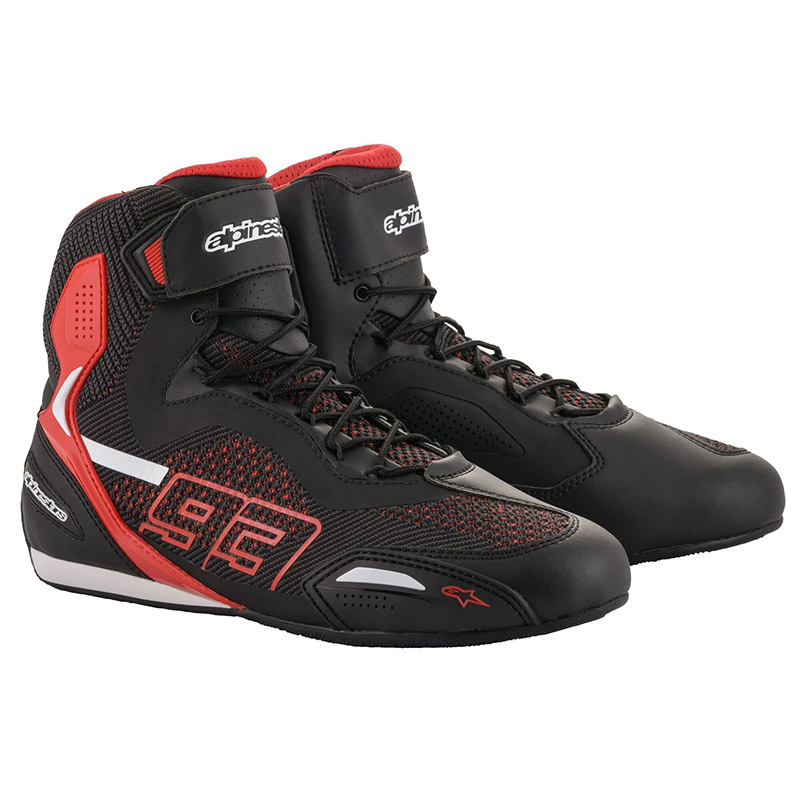 Scarpe Alpinestars Austin Knitted nero rosso