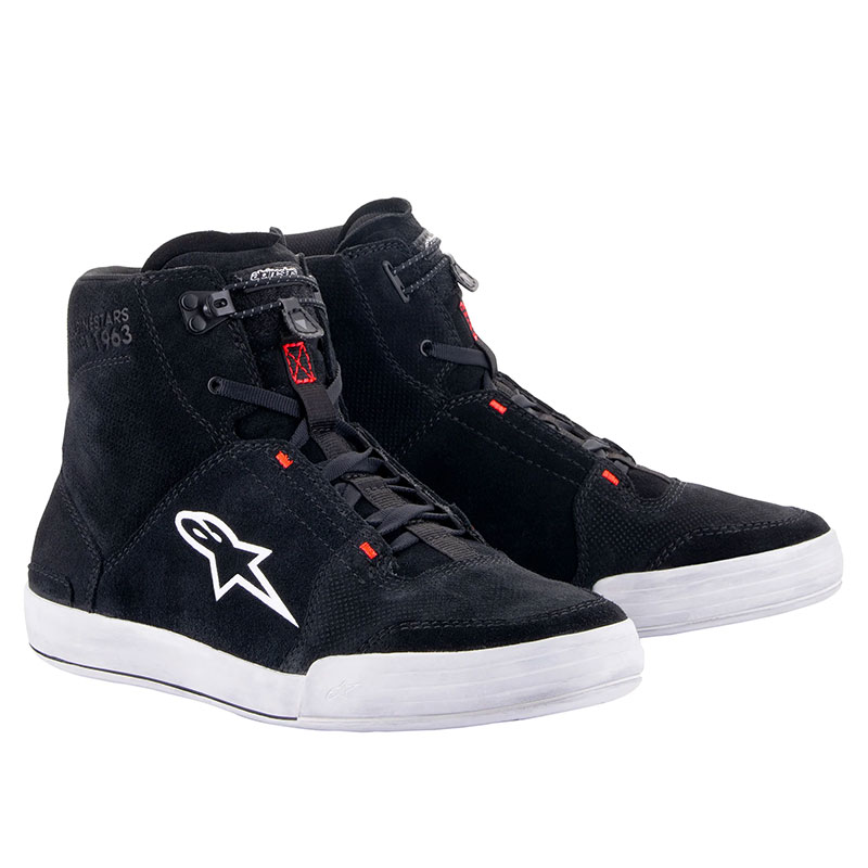 Scarpe Alpinestars Chrome nero grigio rosso fluo