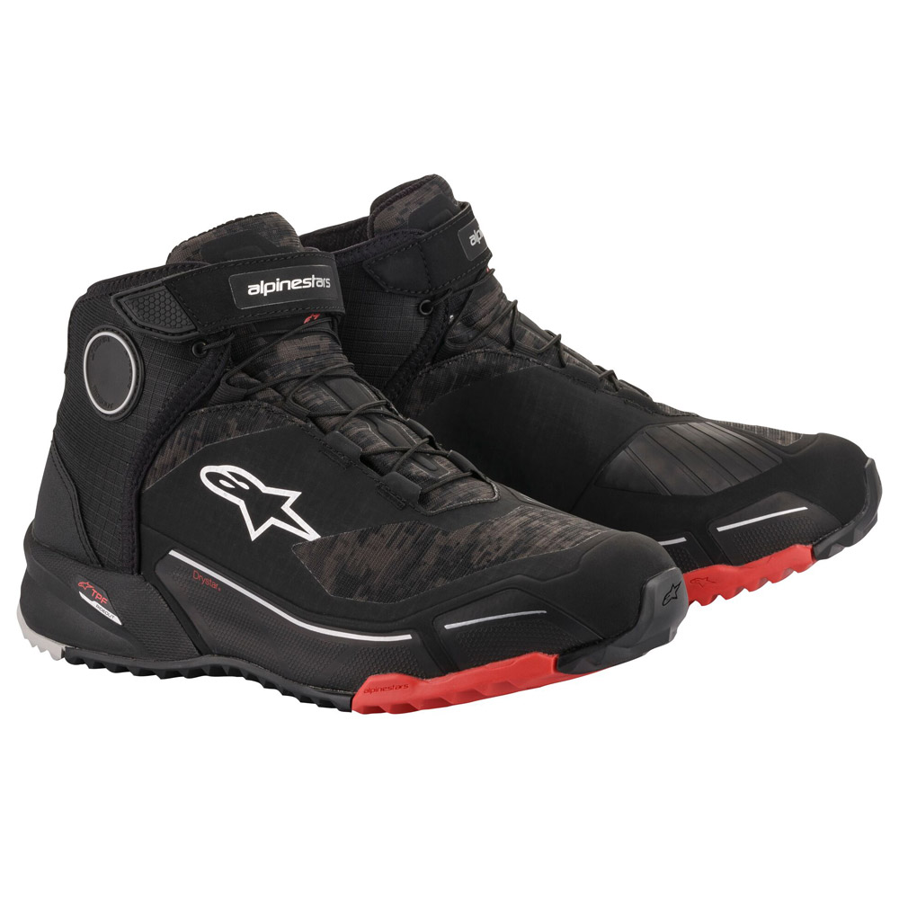 Scarpe Alpinestars Cr X Drystar camo rosso