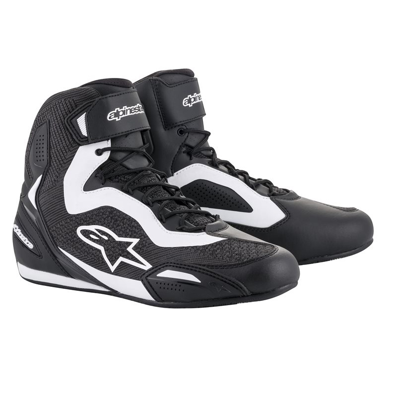 Scarpe Moto Alpinestars Faster 3 Rideknit bianco