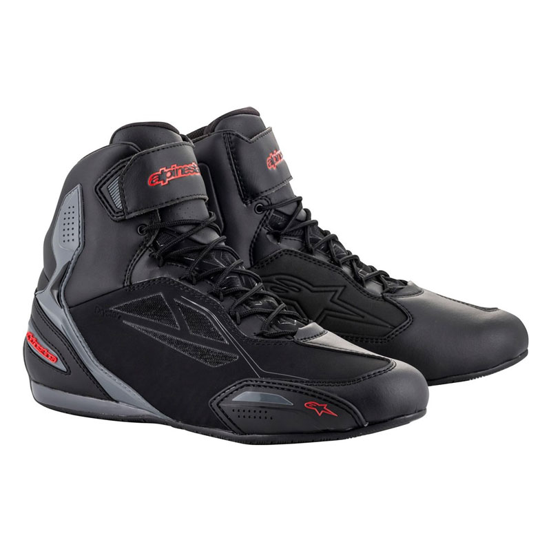 Scarpe Moto Alpinestars Faster 3 Ds nero rosso