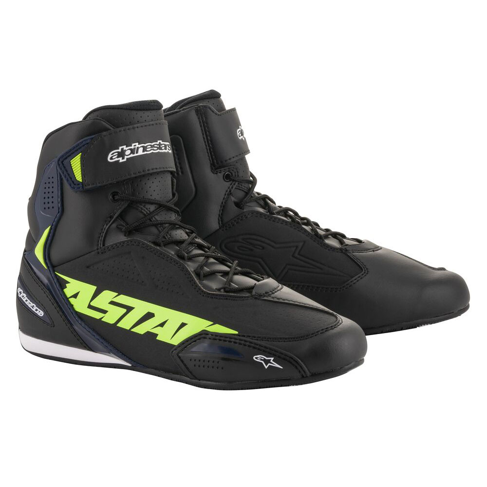 Scarpe Alpinestars Faster 3 nero giallo fluo blu