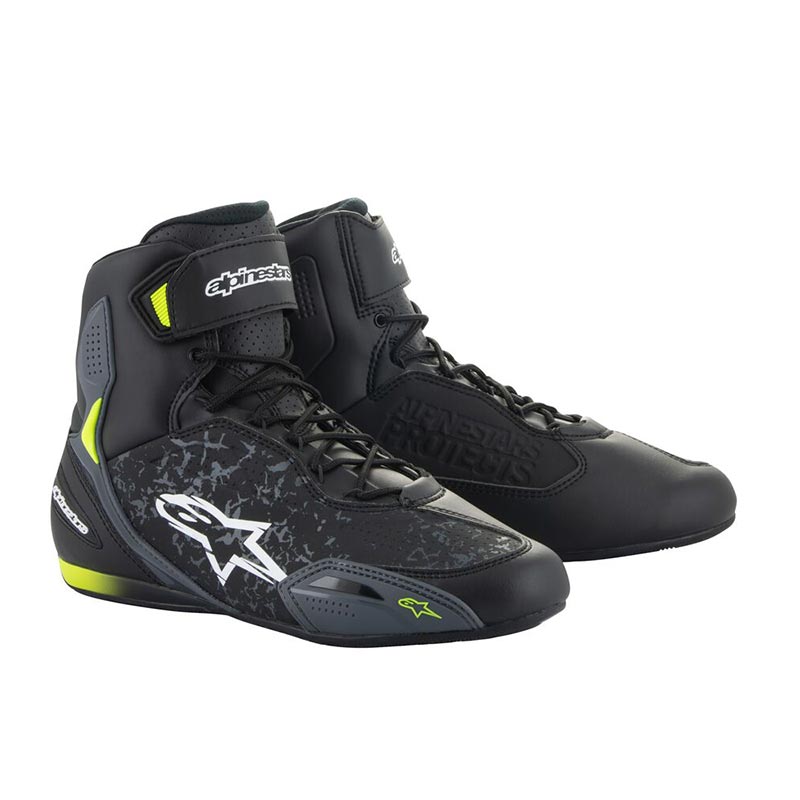 Scarpe Alpinestars Faster 3 nero giallo fluo