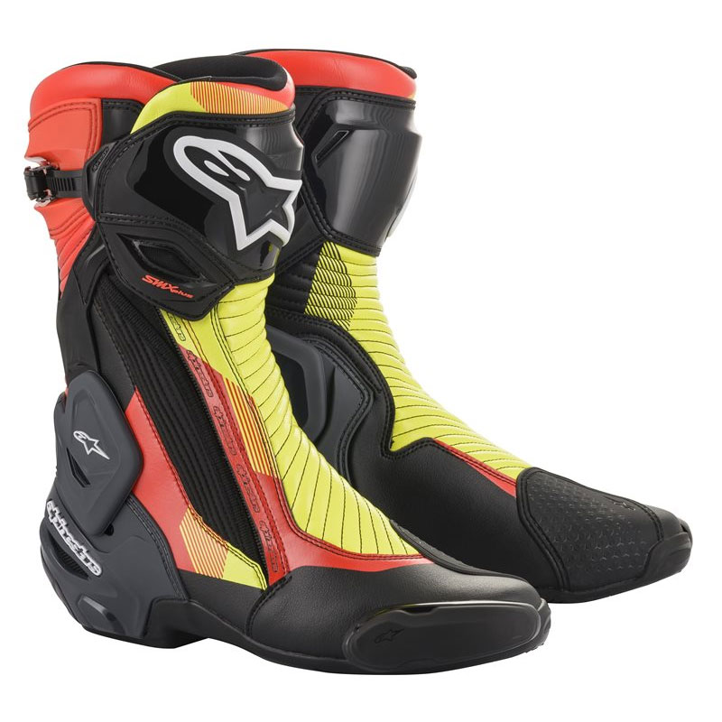 Alpinestars Smx Plus V2 Boots Grey Red 