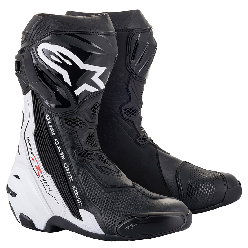 Stivali Alpinestars Supertech R nero bianco