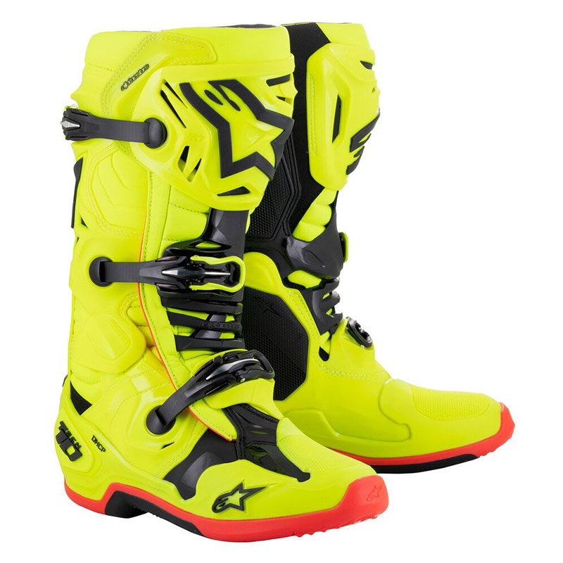 Stivali Alpinestars Tech 10 giallo fluo