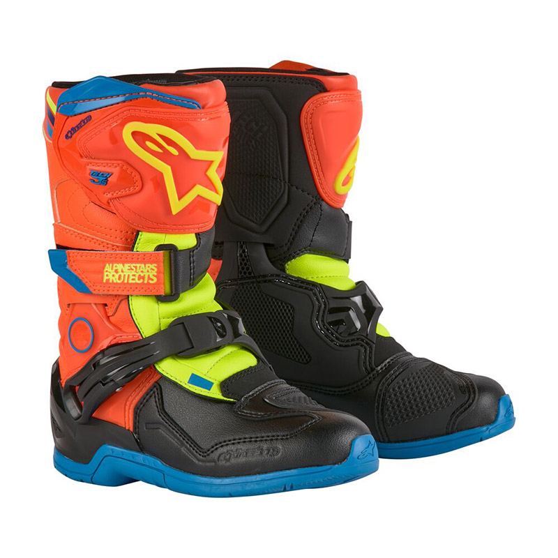 Stivali Alpinestars Tech 3S Kids arancio giallo