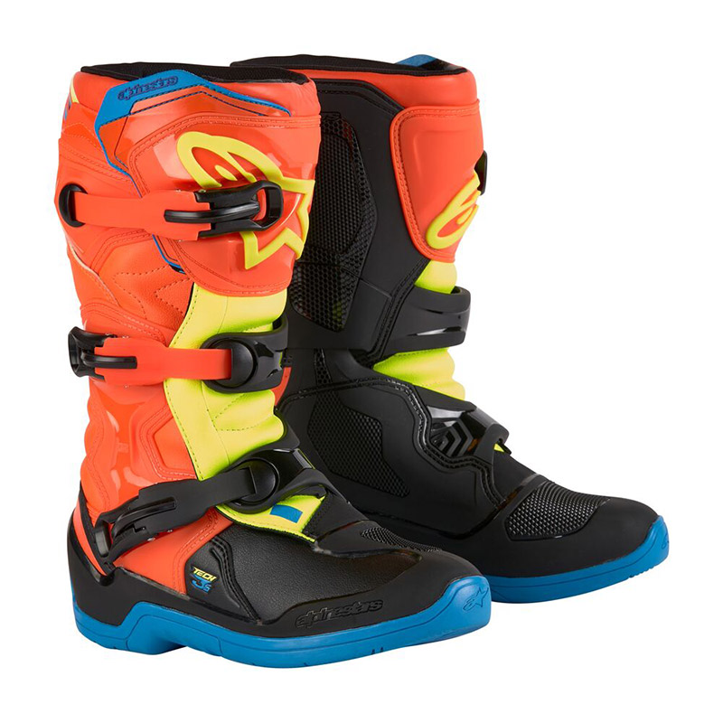 Stivali Alpinestars Tech 3S Youth arancio giallo