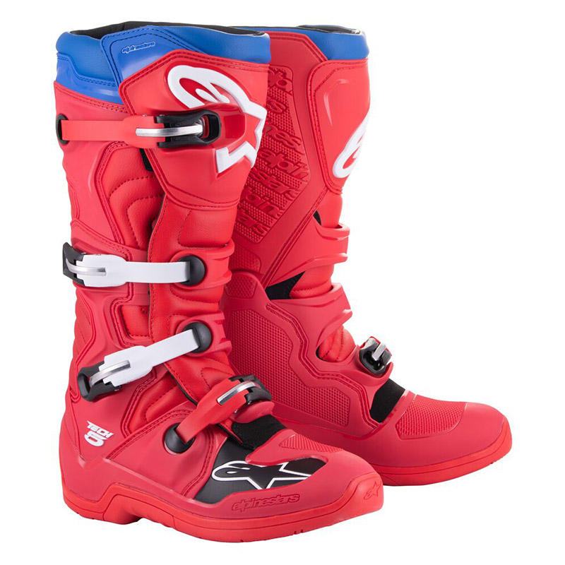 Stivali Alpinestars Tech 5 rosso blu