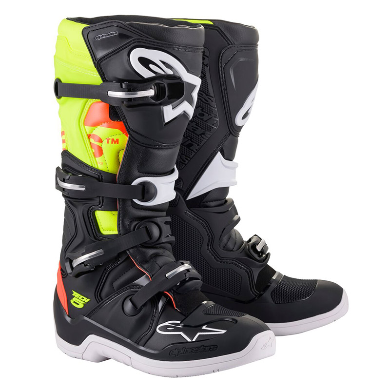 Botas Motocross Alpinestars TECH 3 Black/Gray/Yellow Fluo