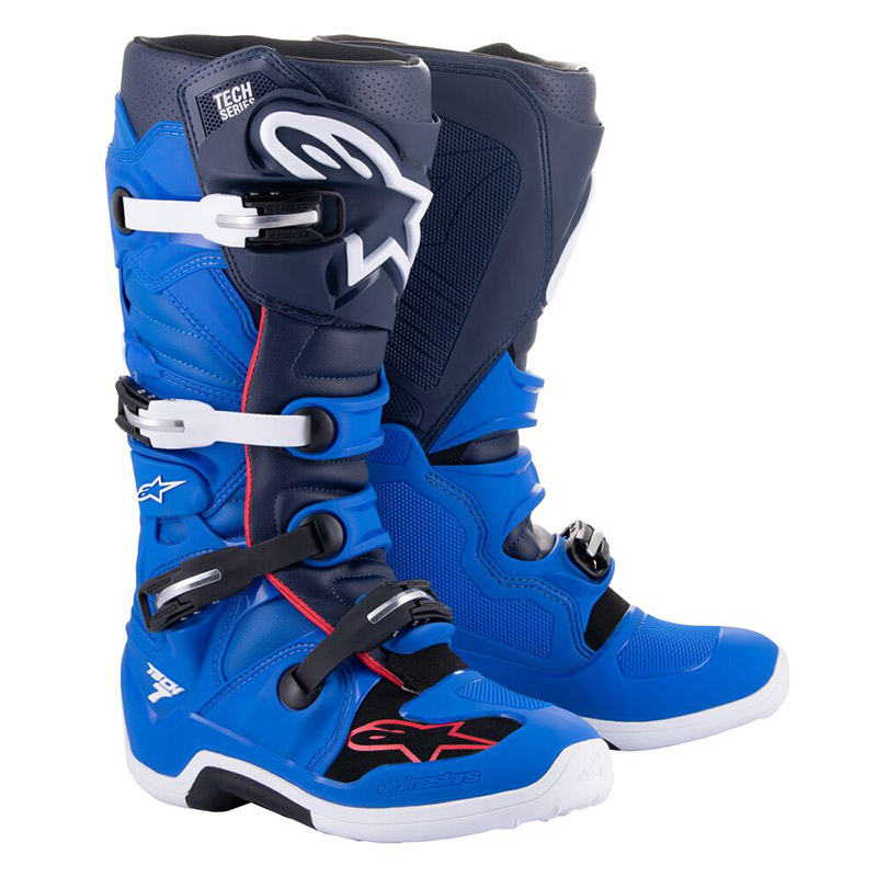 Stivali Alpinestars Tech 7 blu rosso