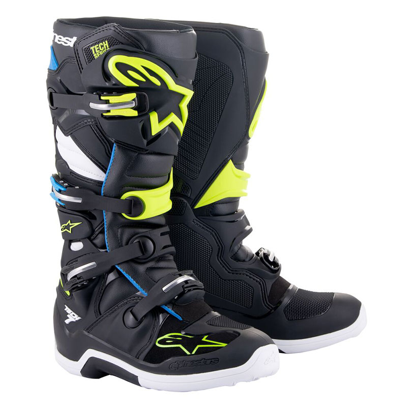 Stivali Alpinestars Tech 7 nero blu giallo