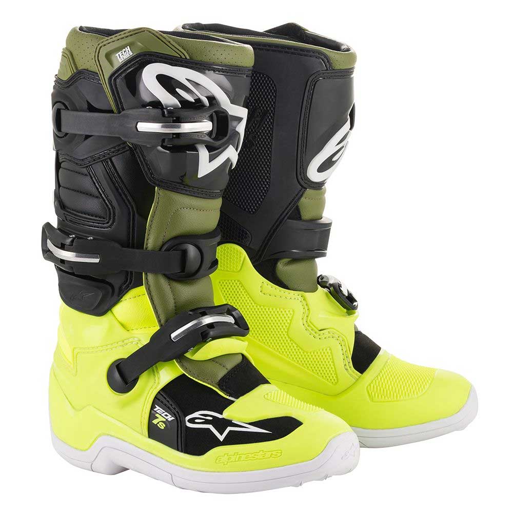 green alpinestars boots