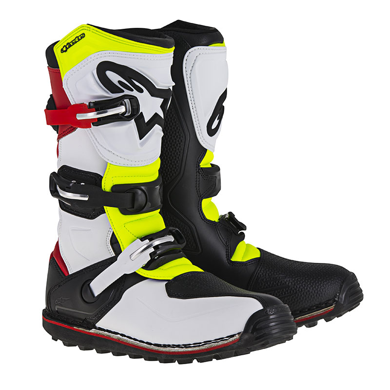 Alpinestars Tech T Boot bianco giallo