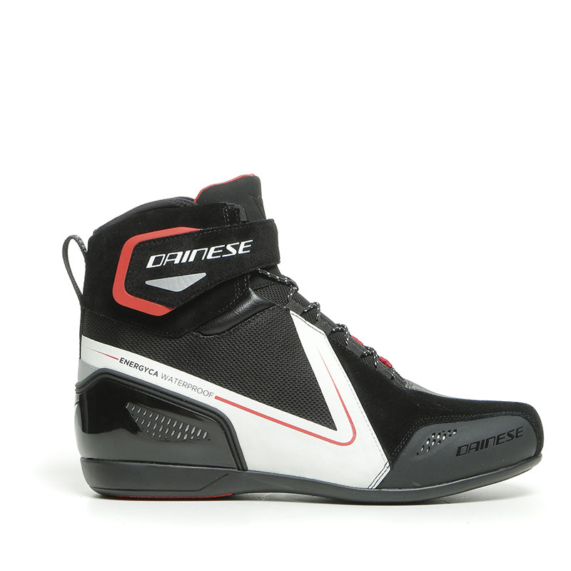 Dainese Energyca D-wp Shoes White Fluo Red DA1775226-A66 Boots | MotoStorm