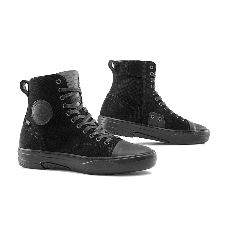 Falco Stivali Moto Uomo – Impermeabili E Sicuri – Colore Nero, Taglia 42 EU