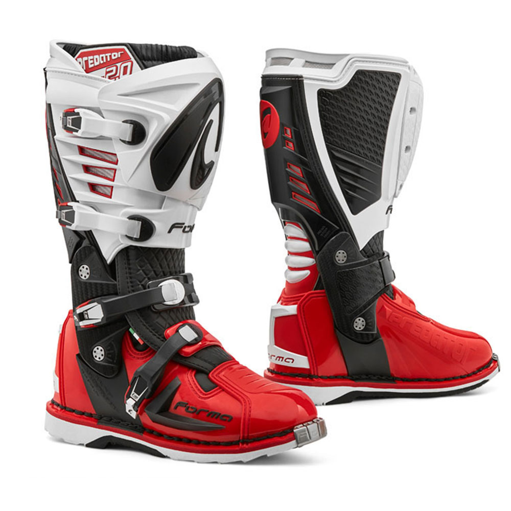 Forma Predator 2.0 Boots Black White Red FORC520-999810 Boots MotoStorm