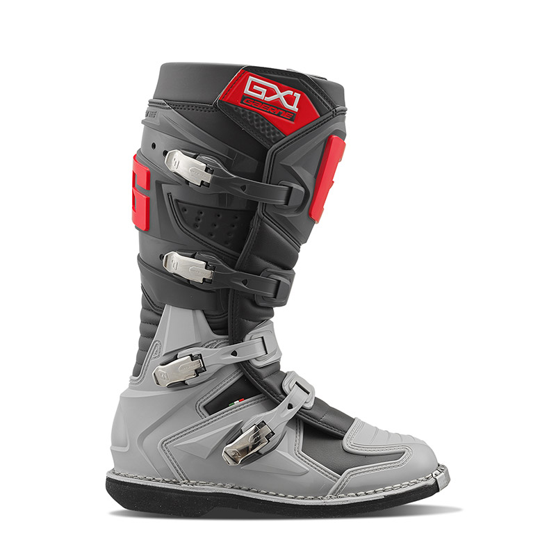 Gaerne Gx-1 Stiefel anthrazitgrau rot