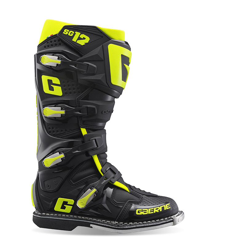 Stivali Gaerne SG 12 nero giallo fluo