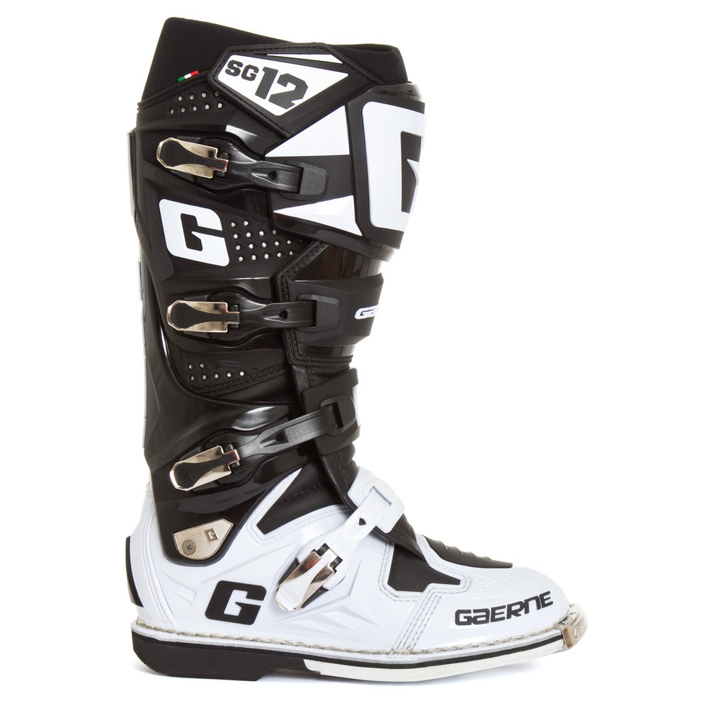 Gaerne Sg-12 Boots Black White GA-2174-014 Boots | MotoStorm