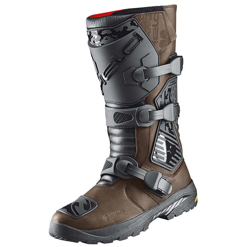 Alpinestars Belize Drystar Botas de moto para hombre de motociclista, cuero  marrón aceitado