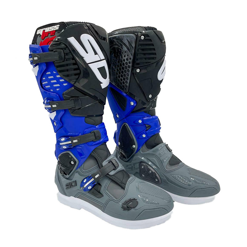Sidi Crossfire Srs Boots Grey Blue Black MFIRE3WSRS-GRBLNE Boots | MotoStorm