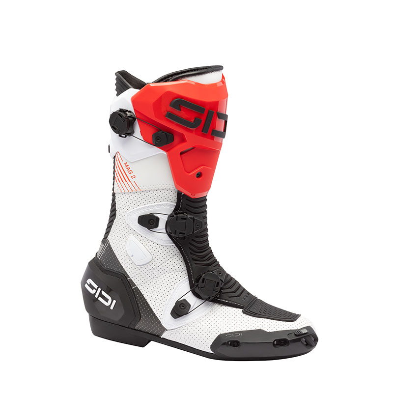 Sidi Mag 2 Air Boots White Black Red