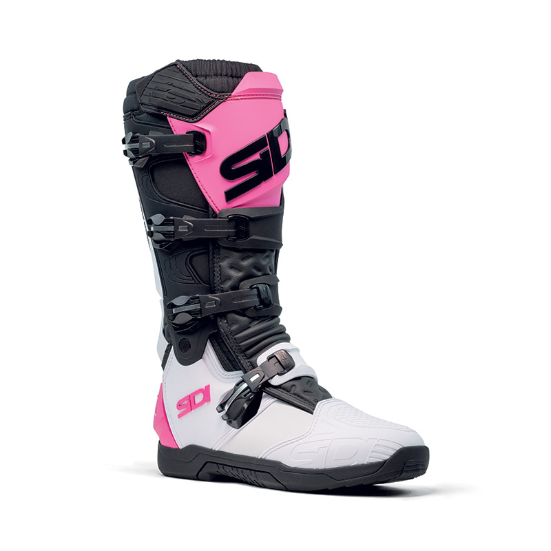 Stivali Sidi X Power SC bianco nero rosa