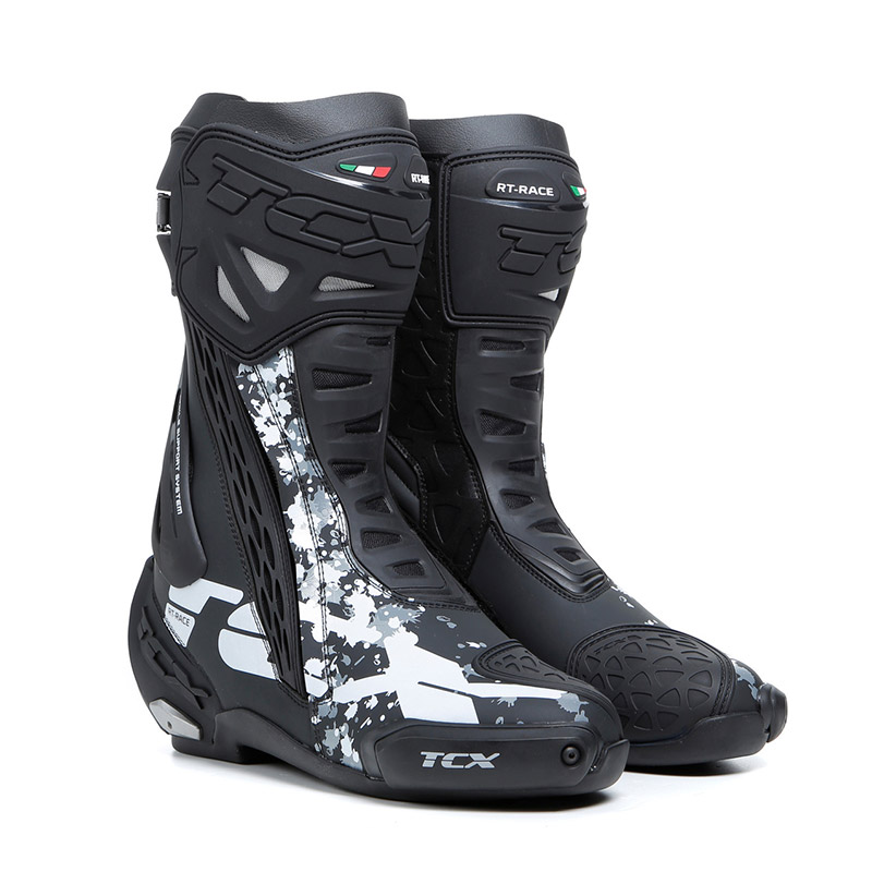Tcx RT-Race Boots - Black/White/Grey - 45