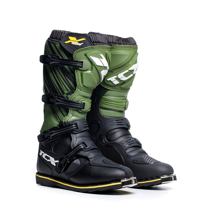 Stivali Tcx X-Blast nero verde giallo