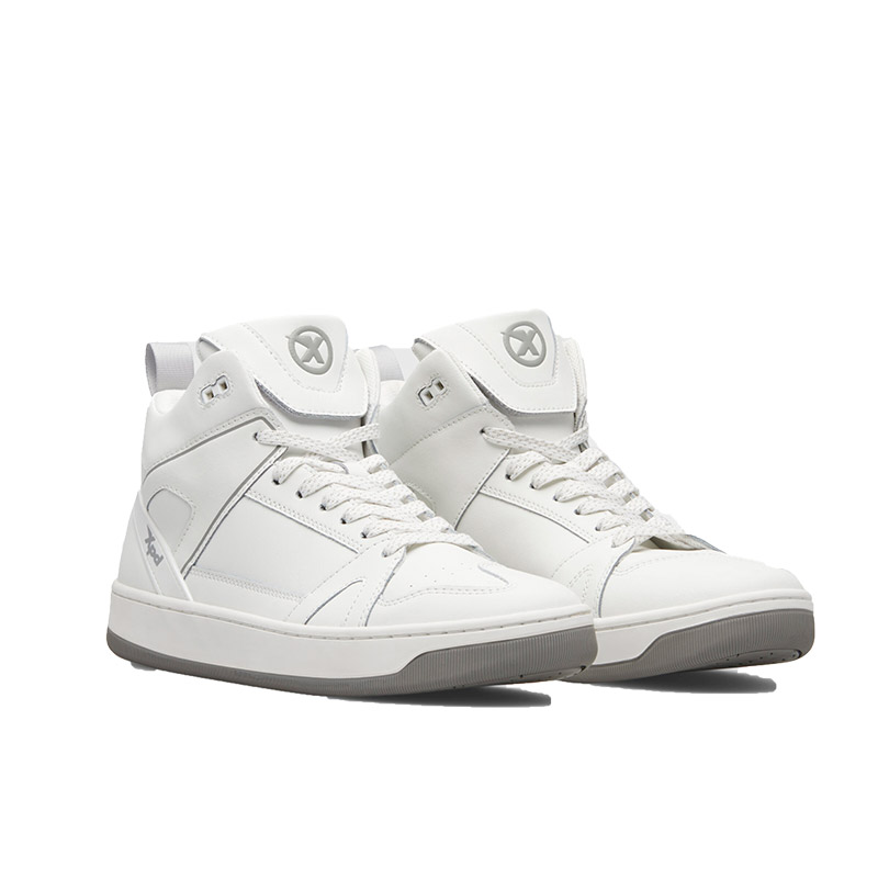 Scarpe Donna XPD Moto-1 Leather Sneakers bianco