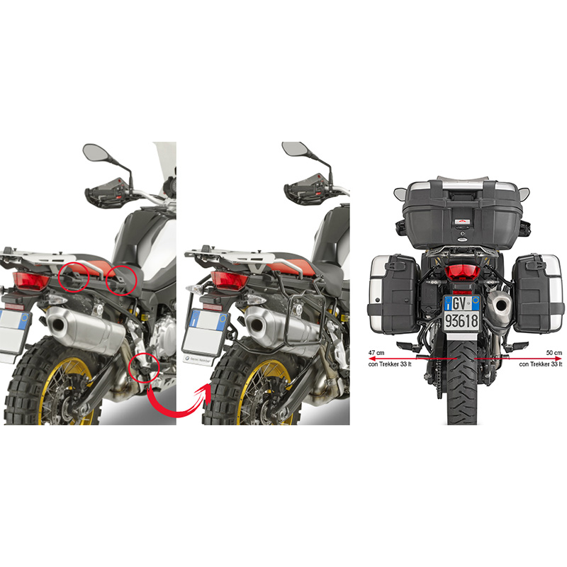 Givi Portavaligie Laterale PLR5127