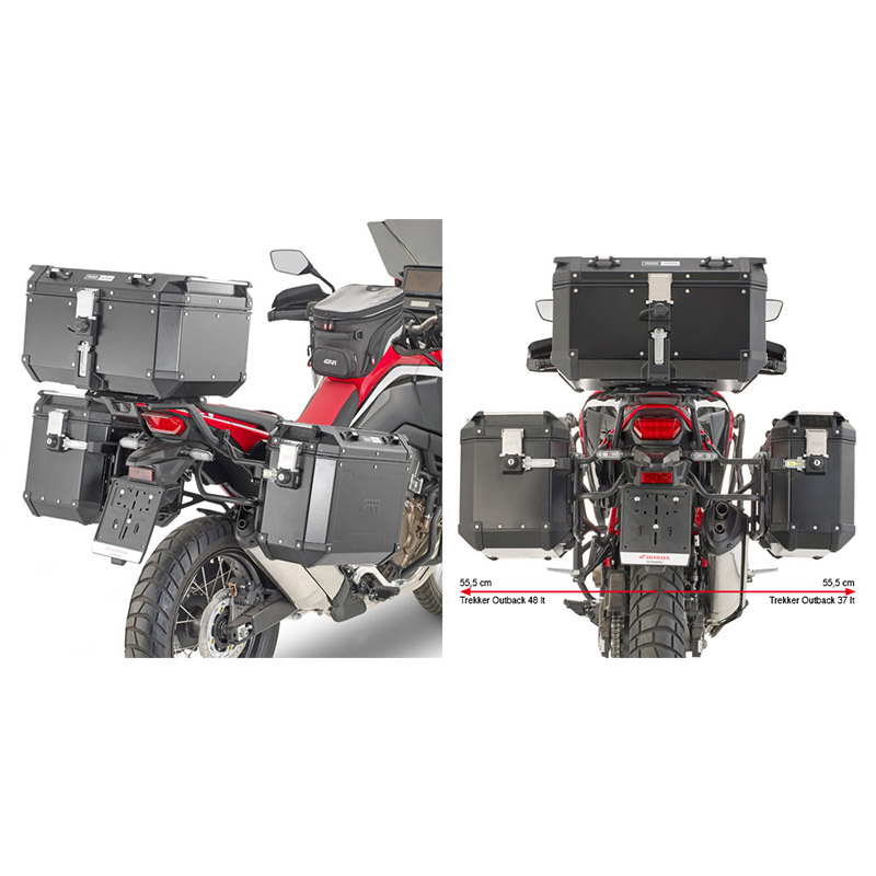 Portavaligie Laterale Givi PLO1179CAM Monokey