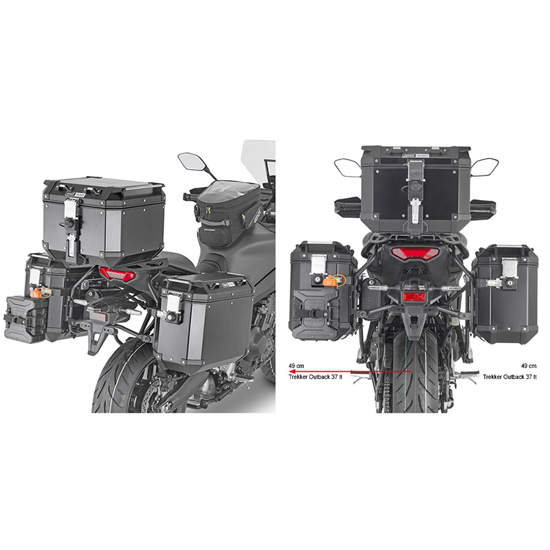 Portavaligie Laterale Givi PLO2159CAM